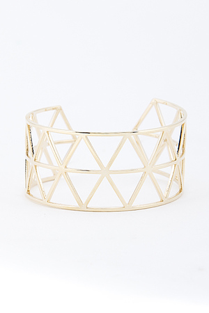 Open Cut Triangle Bracelet 6BAE7